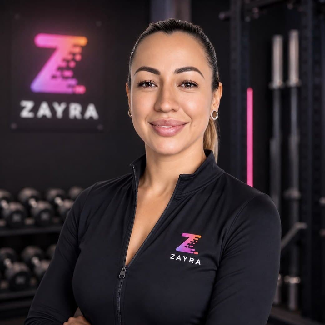 Zayuri Esparza, fundadora de Zayra, en el gimnasio